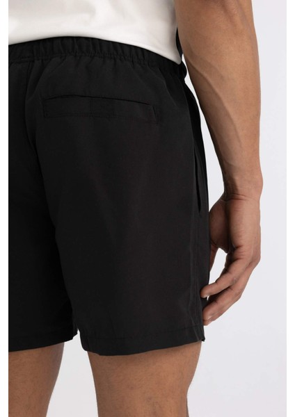 File Astarlı Kısa Boy Deniz Şortu N0131AZ24HS