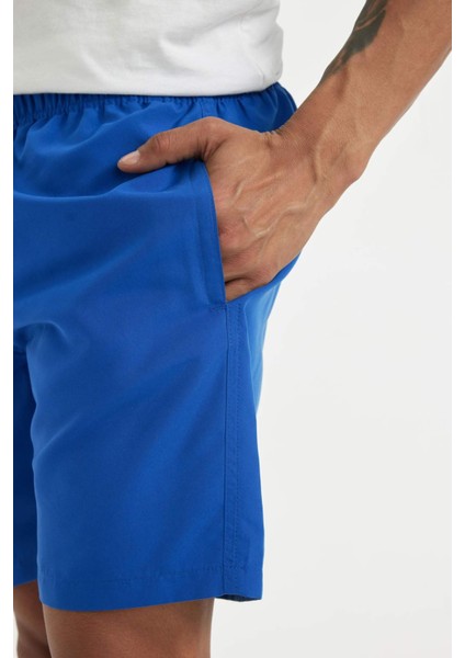 File Astarlı Kısa Boy Deniz Şortu N0132AZ24HS