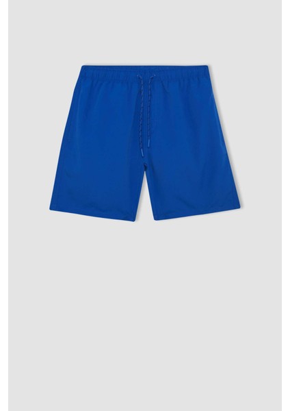 File Astarlı Kısa Boy Deniz Şortu N0132AZ24HS