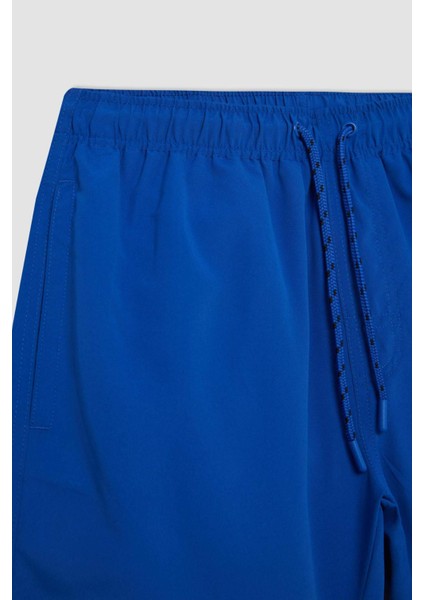 File Astarlı Kısa Boy Deniz Şortu N0132AZ24HS