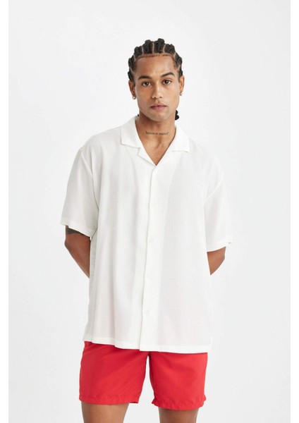 File Astarlı Kısa Boy Deniz Şortu N0132AZ24HS