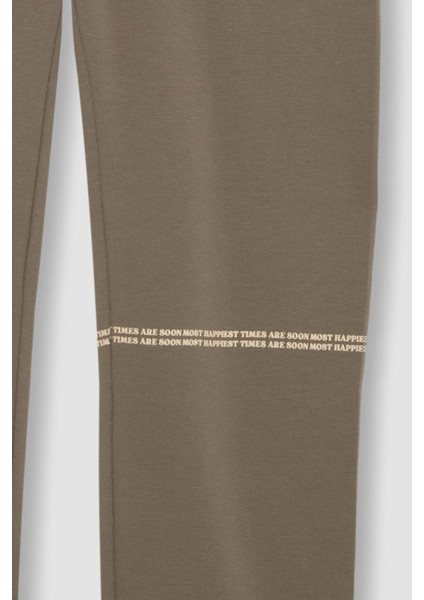 Kız Çocuk Baskılı Uzun Boy Tayt C4713A824SM