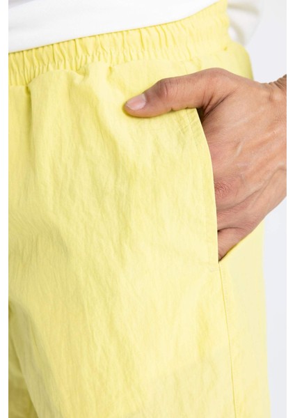 Fit Regular Fit Baskılı Kısa Boy Deniz Şortu B5991AX24HS