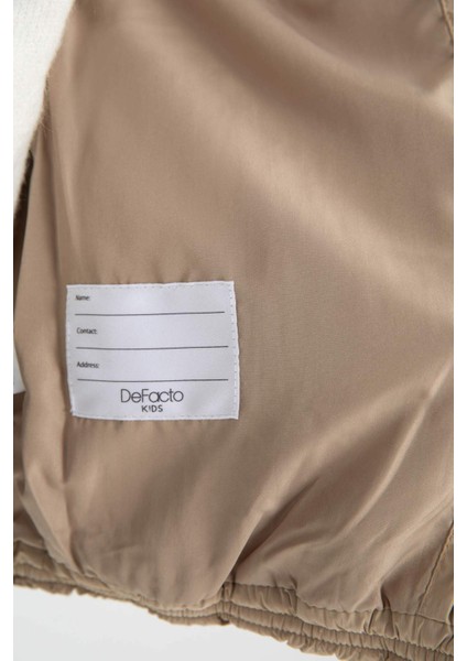 Kız Çocuk Su İtici Kapüşonlu Şişme Mont A0839A824AU