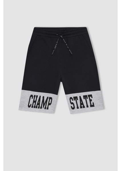 Erkek Çocuk Baskılı Şort C3895A824HS