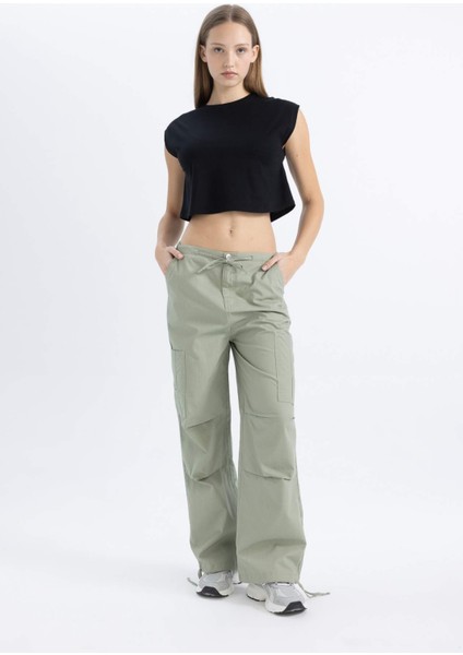 Coool Loose Fit Bisiklet Yaka Basic Düz Atlet C5338AX24SM