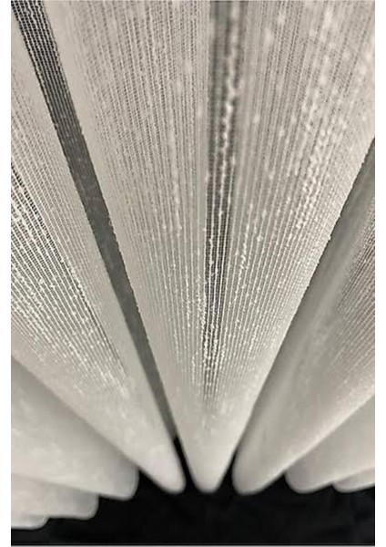 Gün Işığını Yumuşatan Şık Kaliteli Şantuk Keten Model Kırışmaz 1/2 Seyrek Pileli Tül Perde