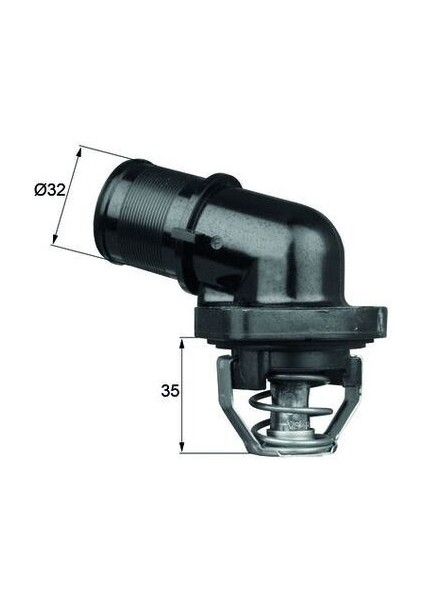 Zengezur Termostat 89C P106-P306-PARTNER-BIPPER-BERLINGO-C2-C3-NEMO-SAXO-XSARA 1.1-1.4-1.6 Tu1-Tu3-Tu5