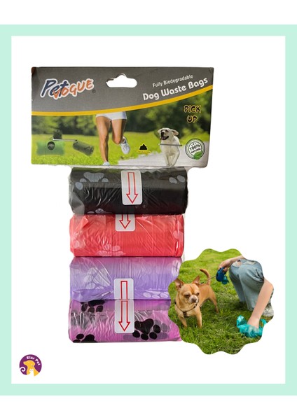 Köpek Dışkı Poşeti 4lü Set