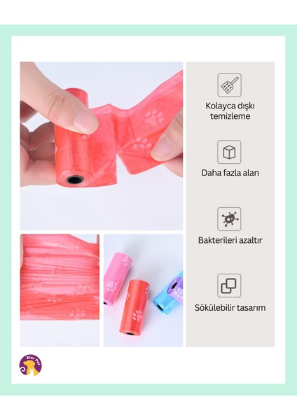 Köpek Dışkı Poşeti 4lü Set fiyatları