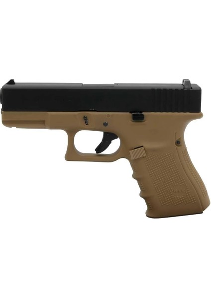 Glock 19 Gen4 Tan + Green Gas + 1 kg Bb + Taşıma Çantası + Atış Gözlüğü fiyatları