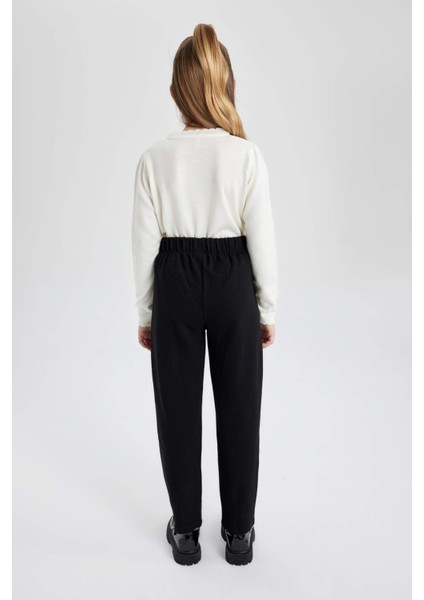 Kız Çocuk Straight Fit Pantolon