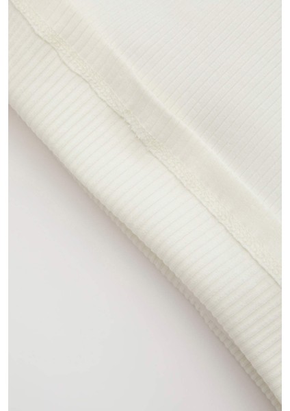 Kız Bebek 2'li Takım Baskılı Kısa Kollu Tişört Üst Paraşüt Pantolon Alt