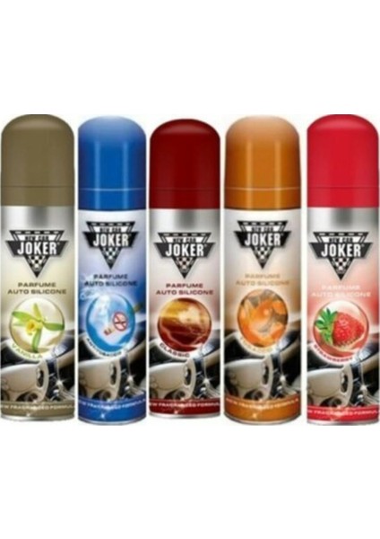 Joker Oto Torpido Parlatıcı Silikon Sprey Parfüm 5 Adet N11.81