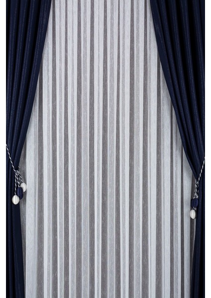 Gün Işığını Yumuşatan Şık Kaliteli Şantuk Keten Model Kırışmaz 1/2 Seyrek Pileli Tül Perde fırsatları