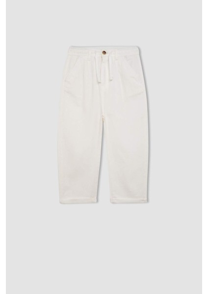 Erkek Çocuk Standart Paça Keten Görünümlü Pantolon C2981A824SM