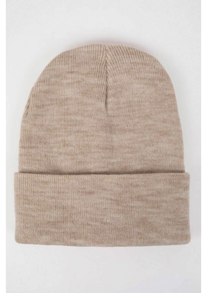 Kadın Triko Basic Düz Kışlık Bere R7545AZ24WN