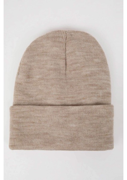 Kadın Triko Basic Düz Kışlık Bere R7545AZ24WN