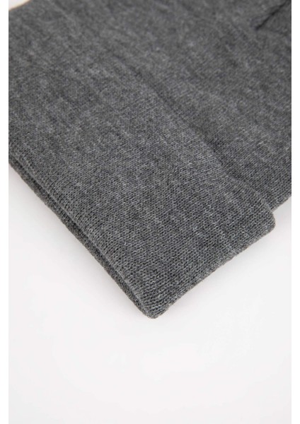 Kadın Triko Basic Düz Kışlık Bere R7545AZ24WN