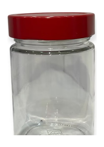 350 ml Derin Kırmızı Metal Kapaklı Cam Kavanoz – Reçel, Bal, Turşu ve Gıda Saklama Kabı fiyatları