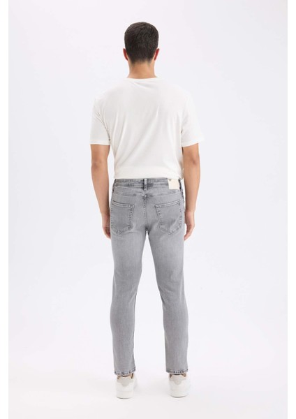 Carlo Skinny Fit Ekstra Dar Kalıp Normal Bel Ekstra Dar Paça Jean Pantolon C5745AX24AU