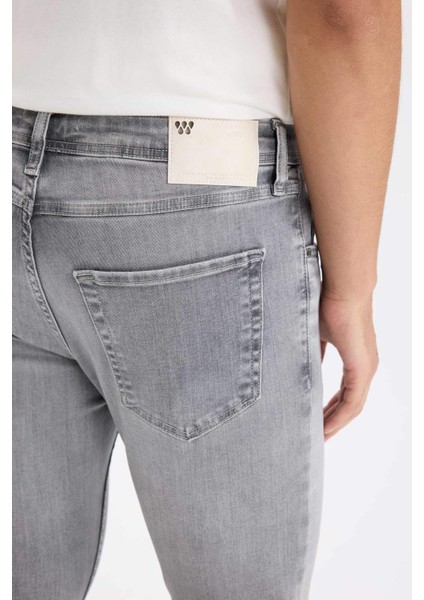 Carlo Skinny Fit Ekstra Dar Kalıp Normal Bel Ekstra Dar Paça Jean Pantolon C5745AX24AU