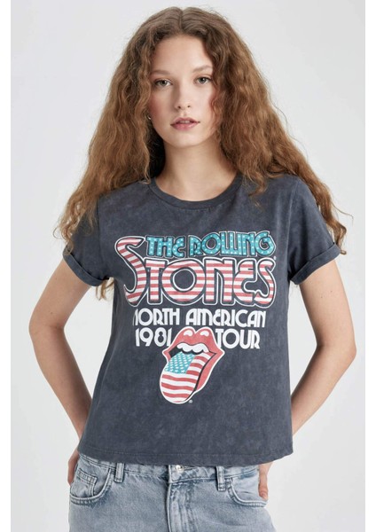Rolling Stones Regular Fit Bisiklet Yaka Kısa Kollu Tişört C4527AX24SM
