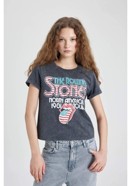 Rolling Stones Regular Fit Bisiklet Yaka Kısa Kollu Tişört C4527AX24SM