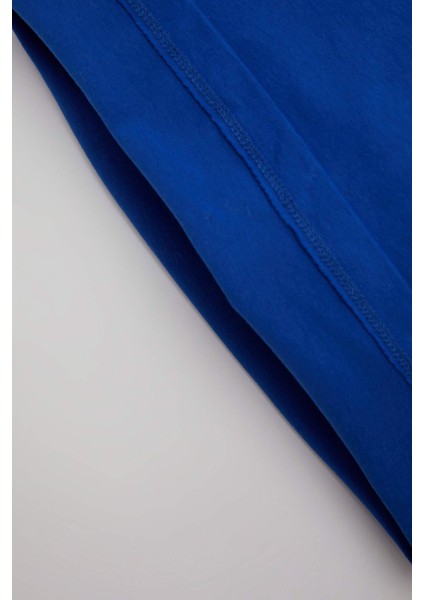 Erkek Bebek 2'li Takım Bisiklet Yaka Baskılı Penye Kısa Kollu Tişört Şort