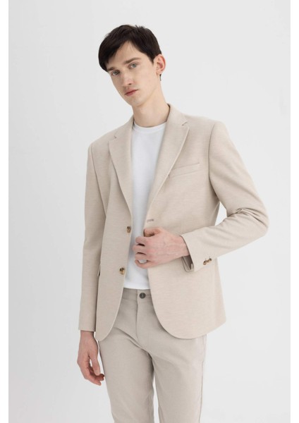Modern Fit Astarlı Blazer Ceket C5777AX24SP