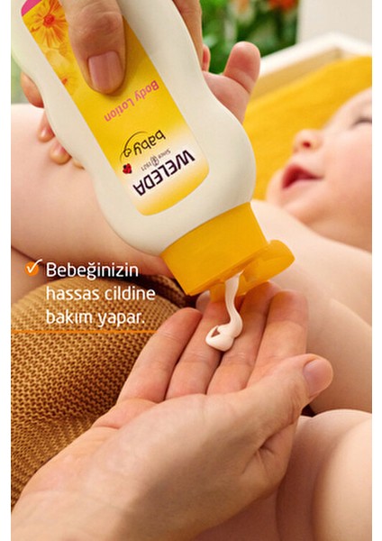 Calendula Vücut Losyonu 200 ml Organik Dermatolojik Testli Hassas Ciltler için