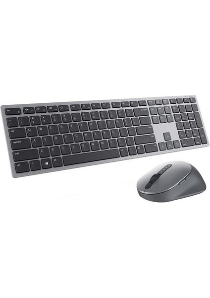 KM7321W Premier Bluetooth+Kablosuz Q Trk Optic Mouse Gri/Siyah Multimedya Klavye - Mouse Set 580-AJQR