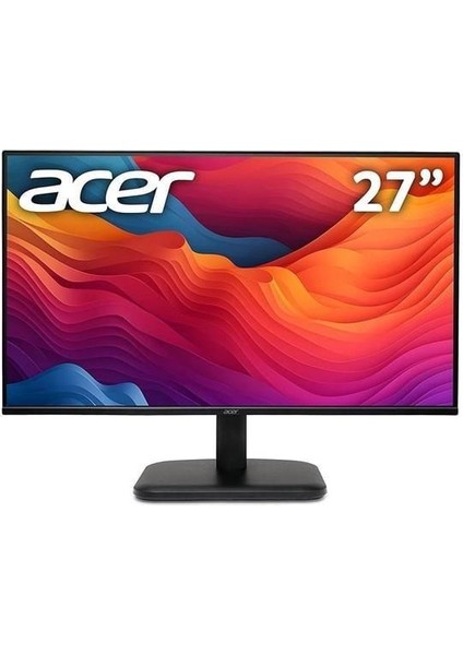 EK271GBI Monitör 27" (69CM) Fhd Kenar Çerçevesiz IPS 1920X1080 120HZ 1ms(vrb) 250NITS 1hdmı 1VGA 100X100 Vesa Freesync Siyah- UM.HE1EE.G01