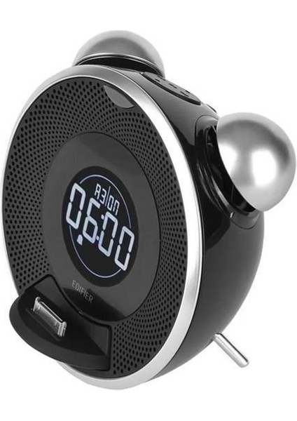 IF230B Tick Tock Dock 9W RMS iPod iPhone Uyumlu FM Radyolu Siyah Bluetooth Hoparlör