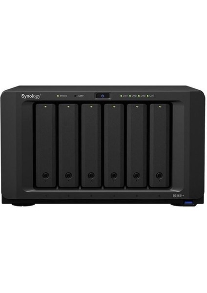 DS1621 PLUS RYZEN V1500B 4 GB RAM- 6-diskli Nas Server (Disksiz)