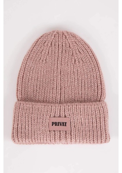 Kadın Dokuma Etiketli Kışlık Bere