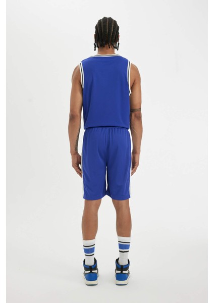 DeFactoFit Standart Fit Sporcu Kısa Paça Ağır Kumaş Şort C2421AX24SM