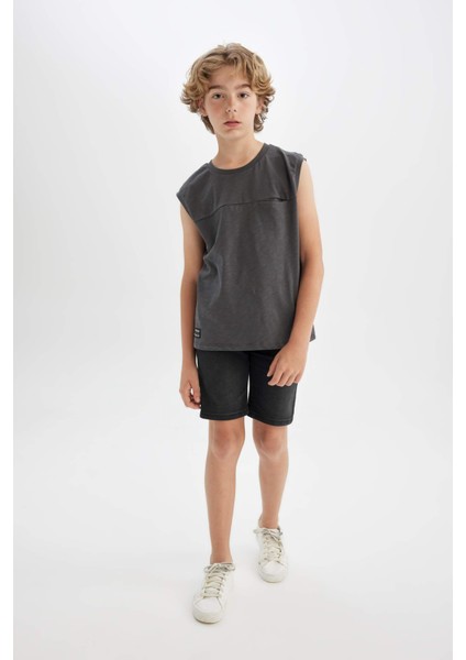 Erkek Çocuk Bisiklet Yaka Atlet C5101A824SM