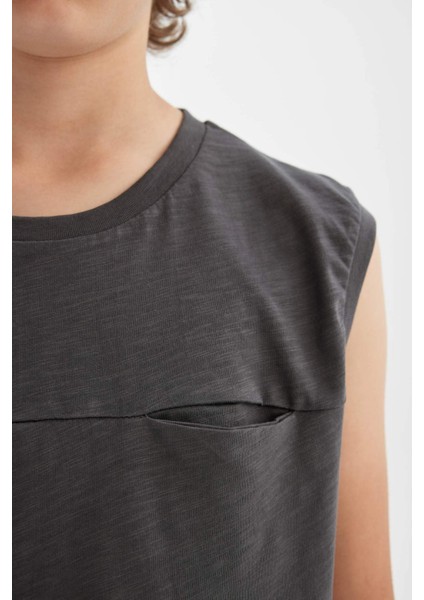 Erkek Çocuk Bisiklet Yaka Atlet C5101A824SM