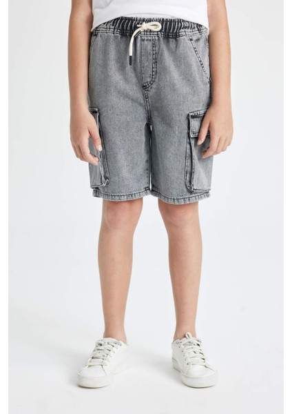 Erkek Çocuk Jean Şort C0578A824HS