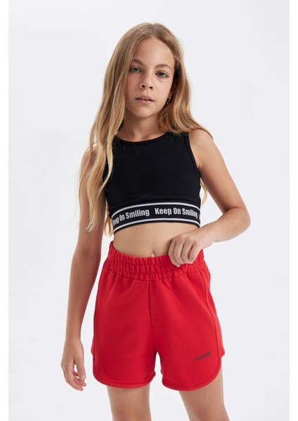 Kız Çocuk Bisiklet Yaka Atlet