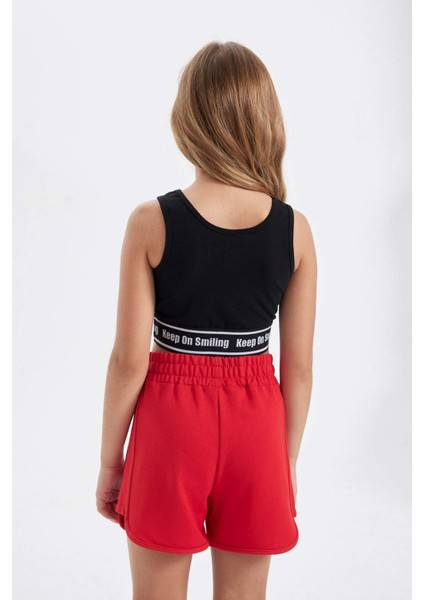 Kız Çocuk Bisiklet Yaka Atlet