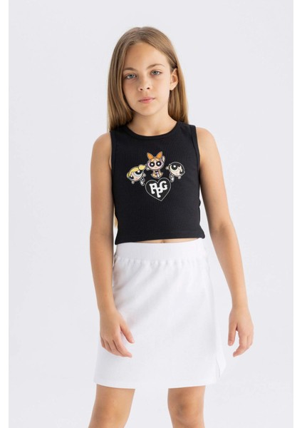 Kız Çocuk PowerPuff Girls Bisiklet Yaka Atlet C5951A824HS