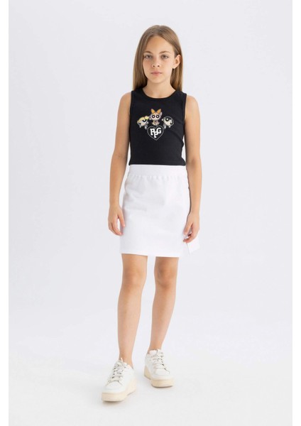 Kız Çocuk PowerPuff Girls Bisiklet Yaka Atlet C5951A824HS