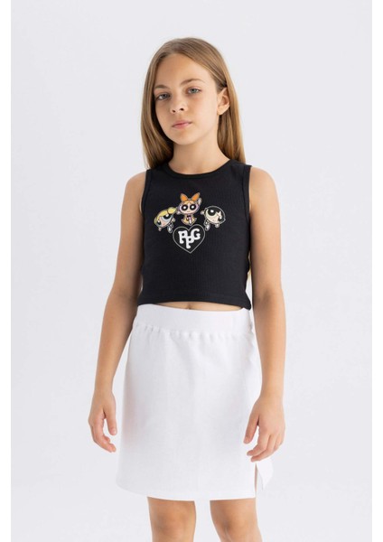 Kız Çocuk PowerPuff Girls Bisiklet Yaka Atlet C5951A824HS