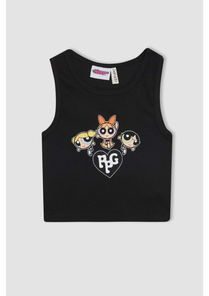 Kız Çocuk PowerPuff Girls Bisiklet Yaka Atlet C5951A824HS