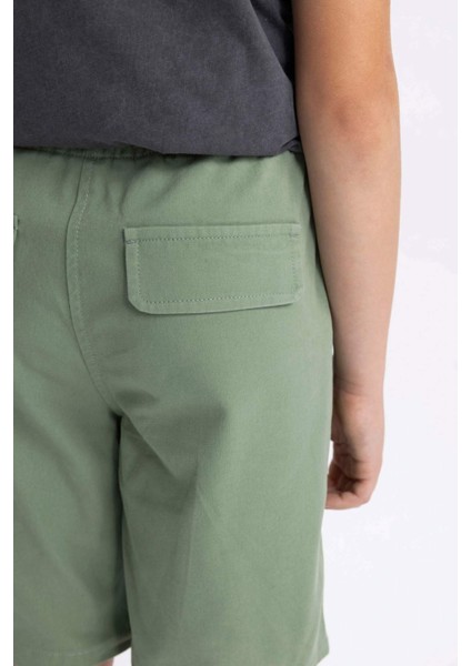 Erkek Çocuk Kargo Fit Gabardin Şort C3528A824SM