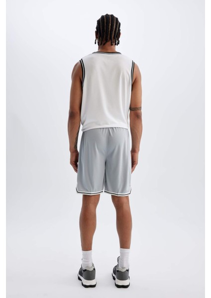 Fit Standart Fit Sporcu Kısa Paça Şort C2419AX24SM