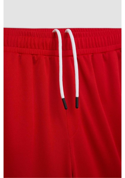 Fit Standart Fit Sporcu Kısa Paça Ağır Kumaş Şort C2422AX24SM