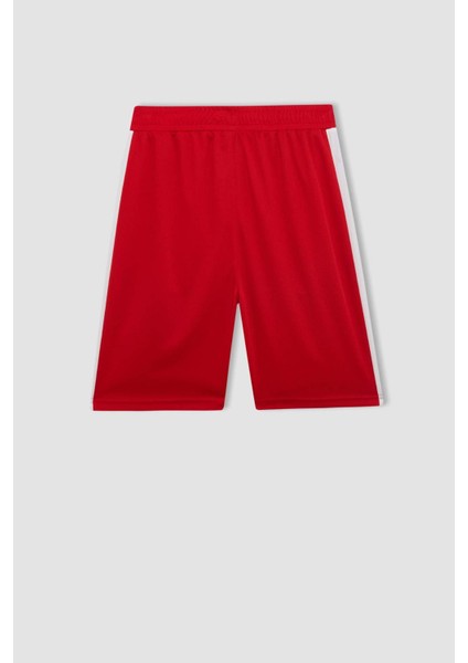 Fit Standart Fit Sporcu Kısa Paça Ağır Kumaş Şort C2422AX24SM